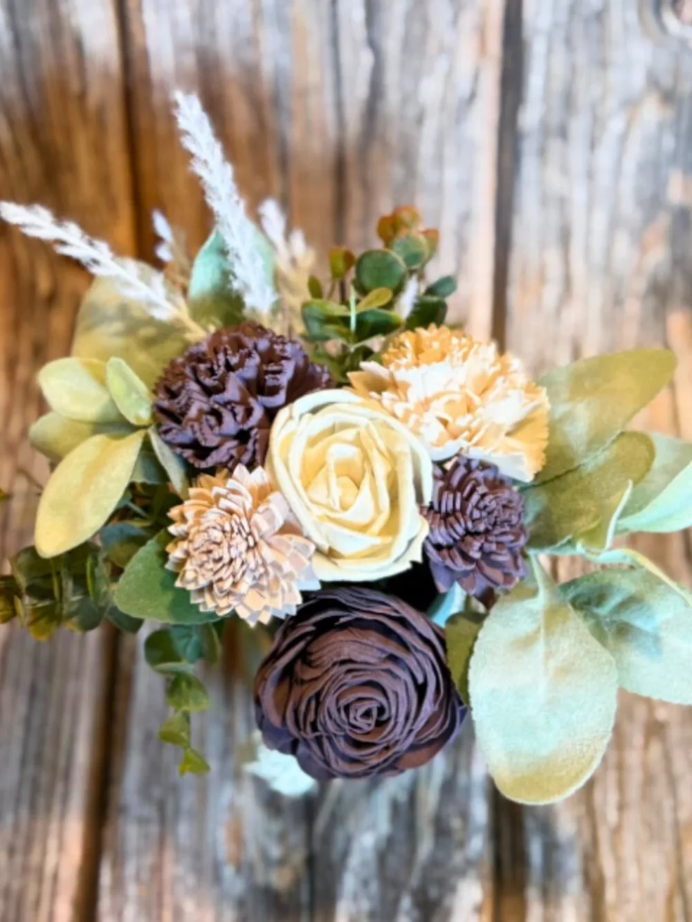 Sola Wood Lavender Wedding Floral Table Centerpieces Set of 3 Mason Jar Decor